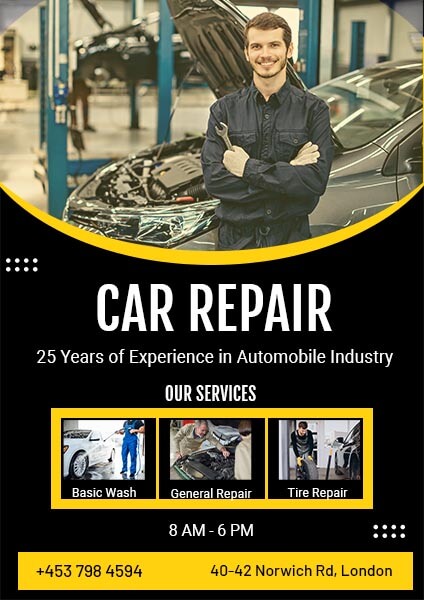 Download Free Car Repair Poster