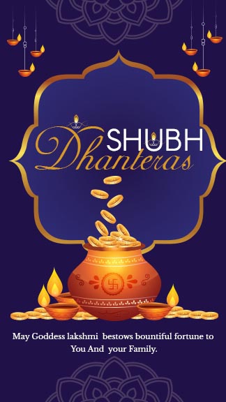 Download Shubh Dhanteras Instagram Story Template
