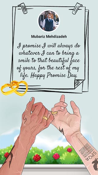 Promise Day Quotes Maker Tempalte