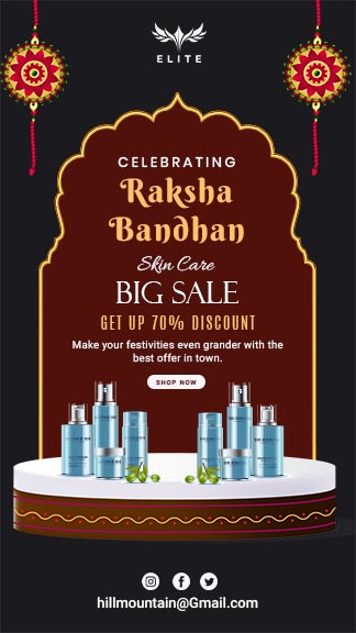 Happy Raksha Bandhan Sale Creative Instagram Story