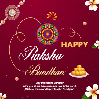 Happy Raksha Bandhan Quotes Instagram Post