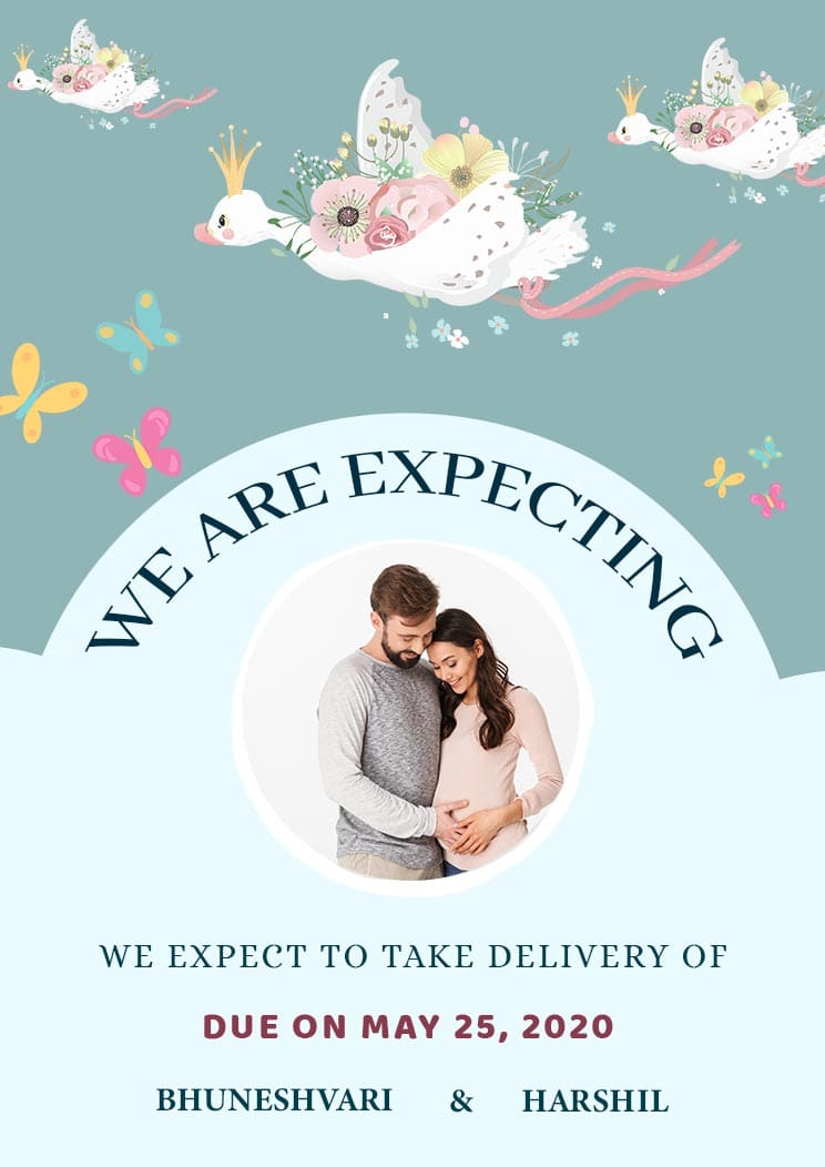 Pregnancy Announcement Card