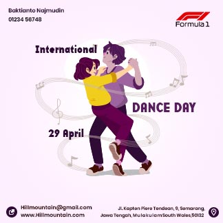 International Dance Day Instagram Branding Post