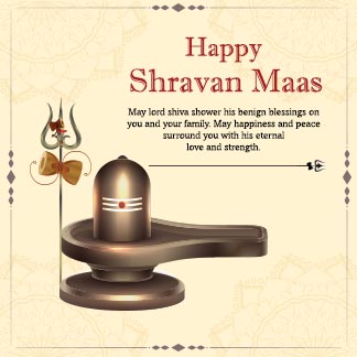 Happy Shravan Maas Instagram Post Square