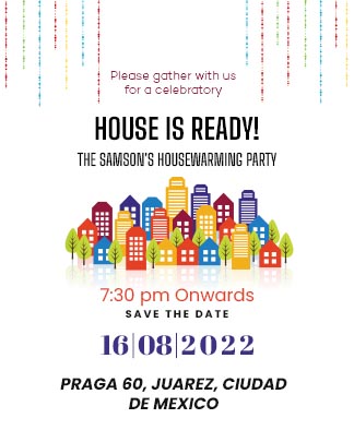 House Warming Party Invitation Flyer