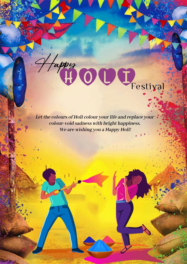 New Poster for Holi Celebration