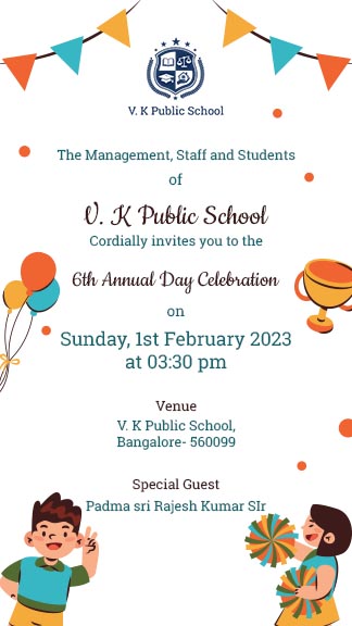 New Annual Function Invitation Instagram Story Template